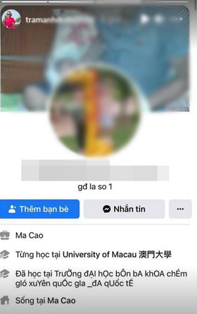 Bức xúc trước hành động thô lỗ của tài khoản này, người đẹp này đã công khai luôn danh tính người gạ gẫm mình. Cô chia sẻ: “Thấy cũng có con có cái mà…”.