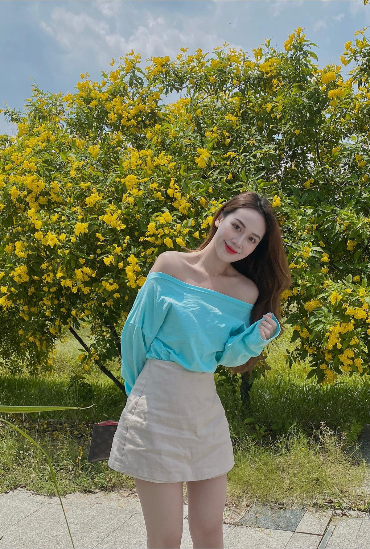 Sở hữu tên lạ, hot girl học viện Tài chính gây mê nhan sắc So huu ten la, hot girl hoc vien Tai chinh gay me nhan sac