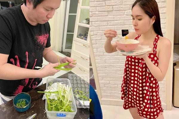 Từ việc nhỏ đến lớn, từ nấu ăn đến hàng hiệu, đại gia này luôn sẵn sàng chiều theo ý vợ. Ảnh: Tổng hợp