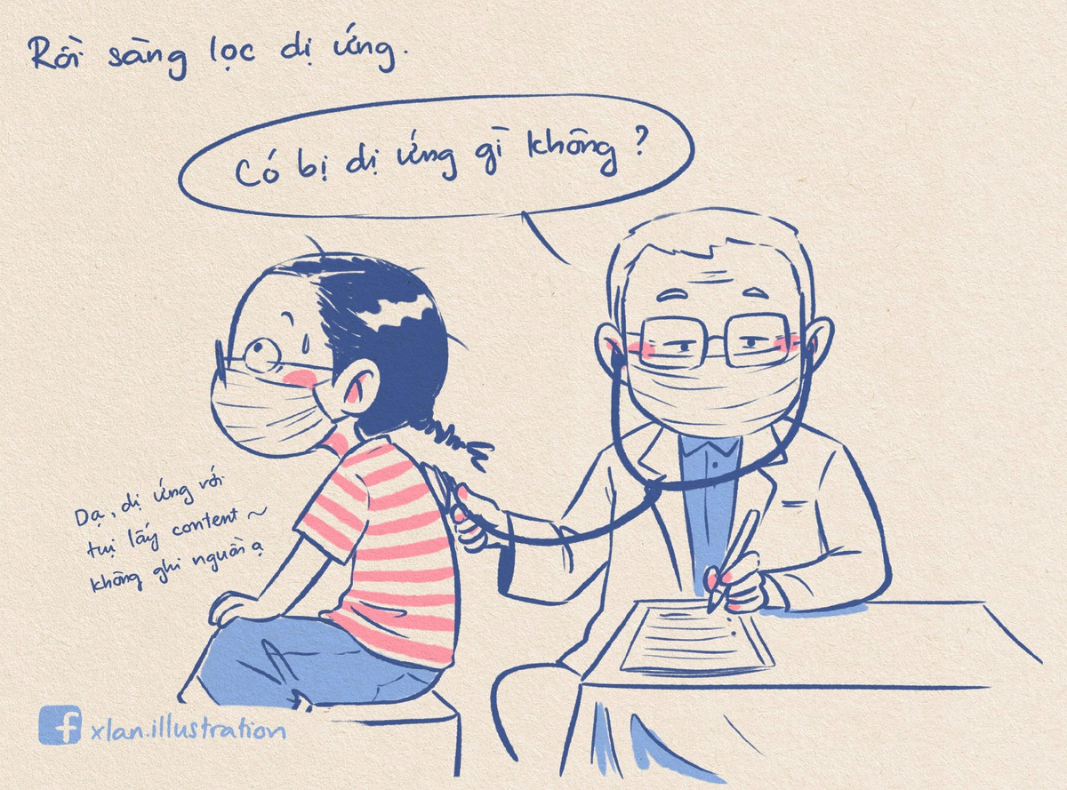 Bộ tranh cũng là lời cảm ơn mà X.Lan gửi đến các chiến sĩ tuyến đầu, cũng như góp phần cổ vũ mọi người nên tiêm phòng sớm nhất có thể.