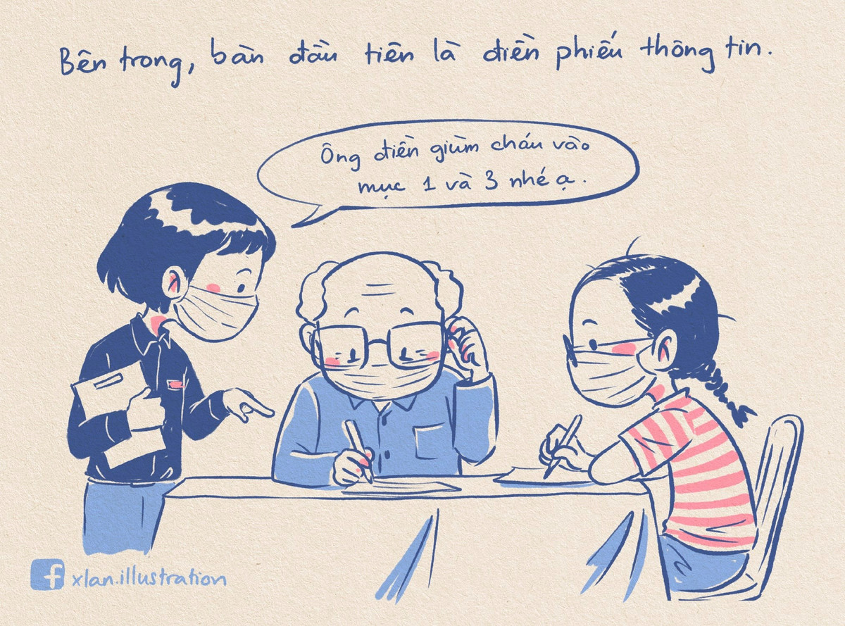 Được biết, cô bạn đang vẽ dở thì phải dừng vì bắt đầu sốt, nghỉ mất một ngày. Khi hạ sốt và tỉnh táo trở lại mới có thể vẽ tiếp.