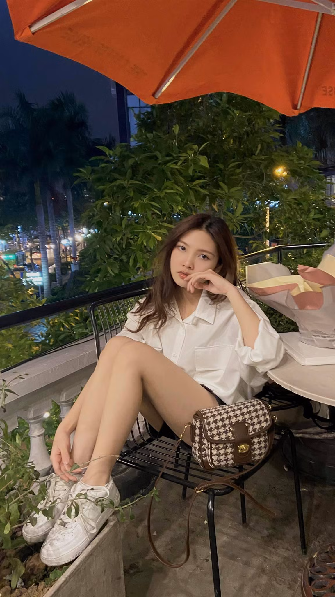 Cô gái nhỏ Kiều Thanh dù mỏng manh, yếu đuối nhưng thực chất, cô lại là người hướng ngoại, thân thiện và rất hòa đồng. Ảnh: FBNV