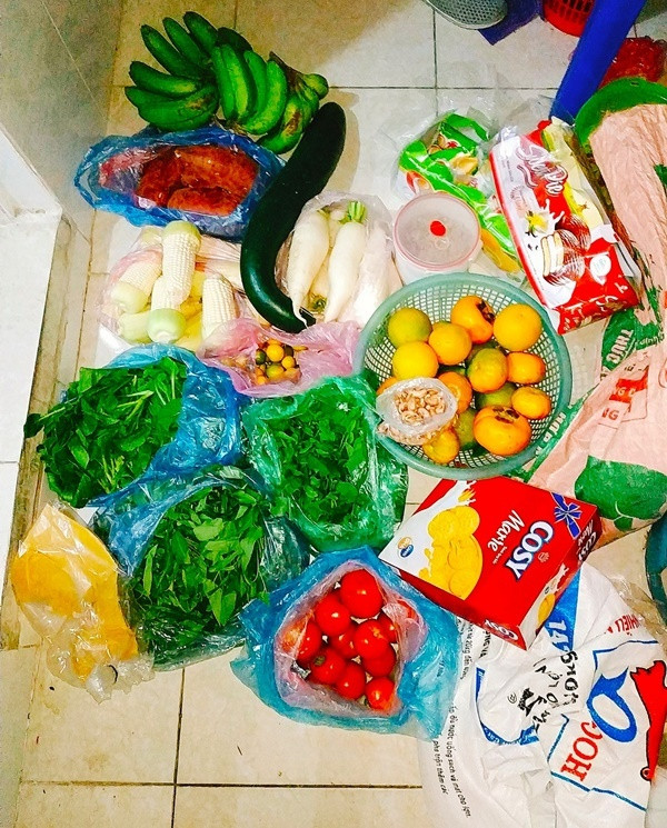 Trong thời gian giãn cách, việc không phải đi mua thực phẩm đã giúp giảm tiếp xúc.