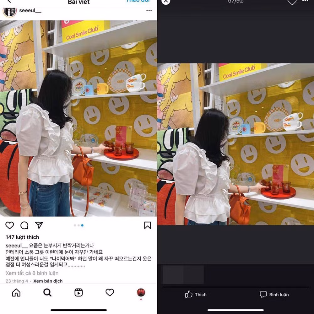 Bạn nữ này lấy ảnh chụp túi hiệu, lối sống sang chảnh của người ta rồi tự nhận đó là đồ mình.