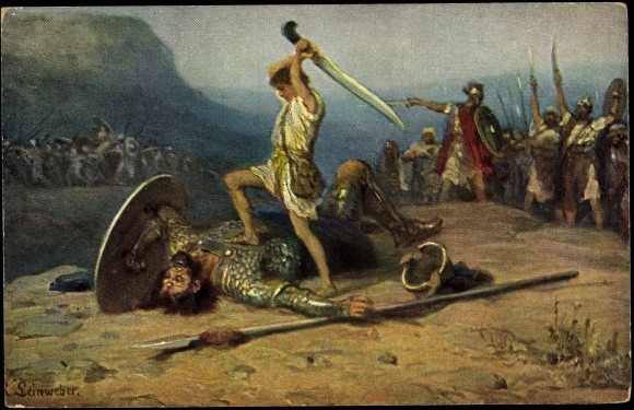 Hậu quả là Goliath bị đánh bại và bị giết chết. Theo đó, người Philistine bị lực lượng Israel tiêu diệt và tàn sát đẫm máu.