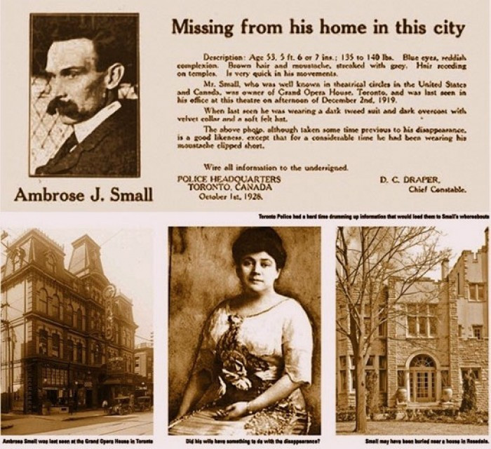 Trước khi mất tích, triệu phú Small có hành động khó hiểu là vội vã bán toàn bộ tài sản của mình để thu về số tiền hơn 1 triệu USD. Tuy nhiên, ngay sau khi bán số tài sản sở hữu, triệu phú Small mất tích trong khi số tiền "khủng" trên còn nguyên vẹn.