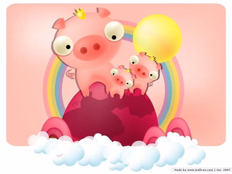 Một số nền văn minh người Mỹ bản địa thời xưa coi con lợn là loài vật may mắn. Người ta quan niệm lợn tượng trưng cho sự khéo léo, sự sinh sản và nông nghiệp.