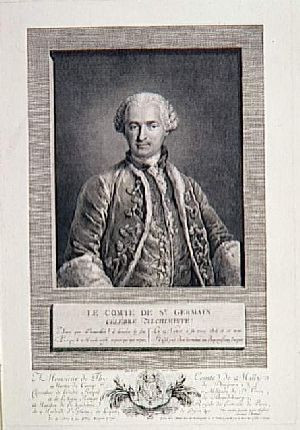 Nổi tiếng nhất là việc bá tước Saint-Germain được những người từng gặp mặt nhận xét rằng ông là người không già đi. Nguyên do là vì họ nhận thấy gương mặt của bá tước Saint-Germain không hề thay đổi dù các cuộc gặp diễn ra cách nhau hàng chục năm.