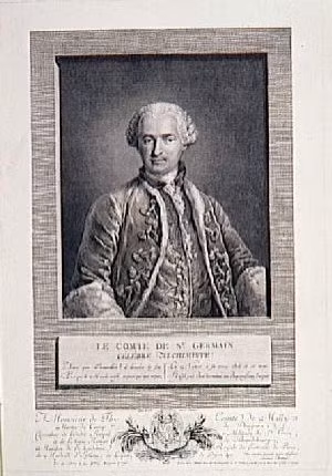 Nổi tiếng nhất là việc bá tước Saint-Germain được những người từng gặp mặt nhận xét rằng ông là người không già đi. Nguyên do là vì họ nhận thấy gương mặt của bá tước Saint-Germain không hề thay đổi dù các cuộc gặp diễn ra cách nhau hàng chục năm.