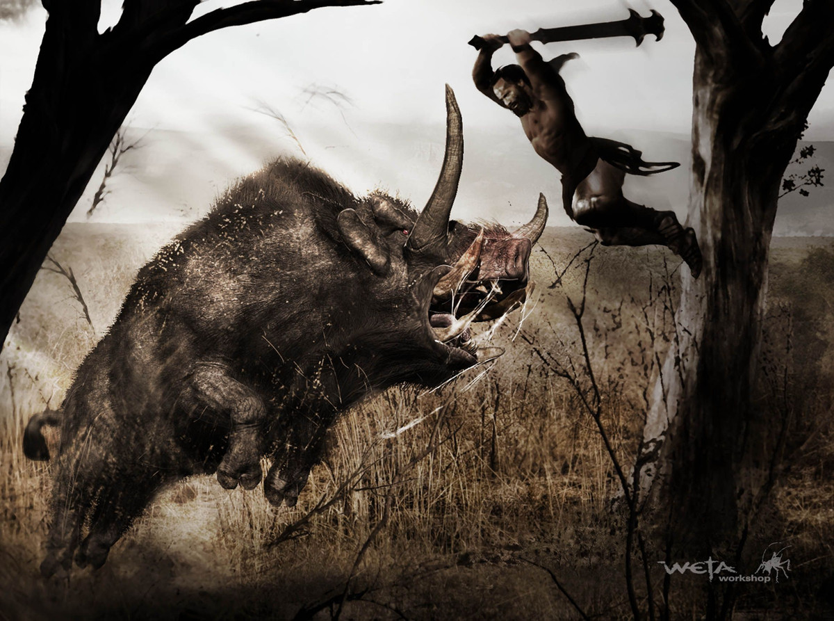 Con lợn rừng Erymanthian sống trên ngọn núi Erymanthus. Đây là một khu vực linh thiêng của nữ thần săn bắn Artemis.