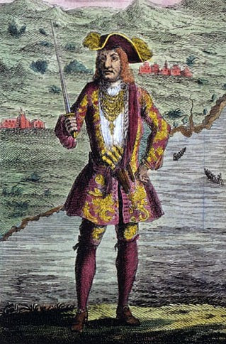 Sinh năm 1682, tên cướp biển Bartholomew "Black Bart" Roberts ra biển từ khi còn trẻ và thường xuyên làm việc trên tàu.