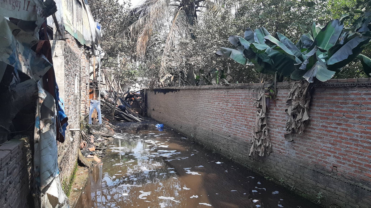 Hiện trường vụ việc sau khi lửa đã được dập tắt.