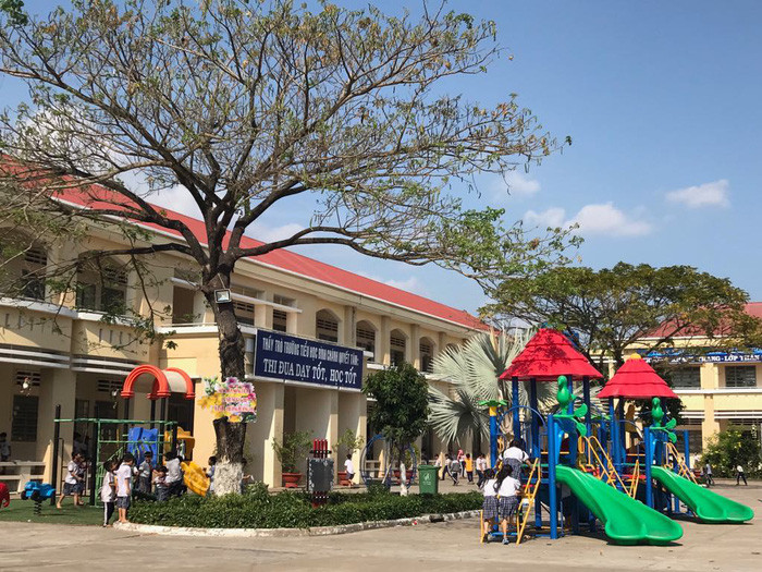 Trường tiểu học Bình Chánh - Ảnh: SƠN LÂM