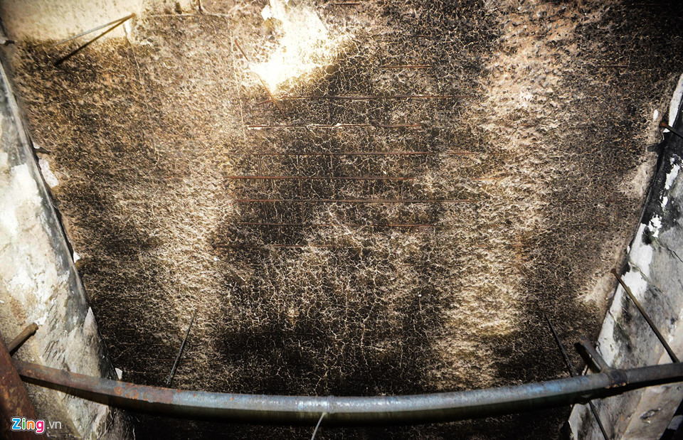 Những mảng tường, trần dưới hầm cũng bị cháy lòi gạch, thép bên trong. Sau vụ hỏa hoạn, nhằm khắc phục công trình, Sở Xây dựng TP.HCM cũng đã kiến nghị UBND TP.HCM đề nghị Bộ Xây dựng giao Viện Khoa học công nghệ xây dựng giám sát kết cấu chất lượng công trình đánh giá độ an toàn, đề xuất giải pháp xử lý.