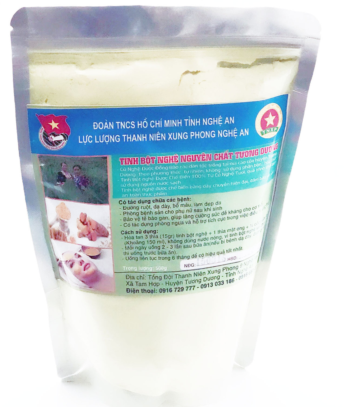 Tinh bột nghệ "không lợi nhuận" của Tổng Đội thanh niên xung phong 9