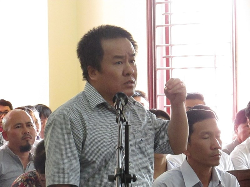 Bị cáo Tòng luôn cho rằng mình không chiếm đoạt 147 tỉ, đã sử dụng tiền vào đúng mục đích sản xuất kinh doanh của công ty... Ảnh: NN