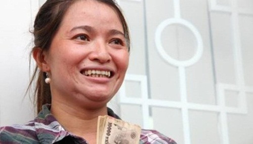 Vu 5 trieu yen: con 1,1 trieu yen chi Hong van chua nhan