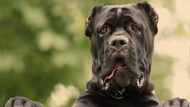 Cane Corso, đây là một loài chó ngao cỡ trung bình-lớn có nguồn gốc từ Ý. Chúng có ưu điểm nhanh nhẹn, sở hữu cơ bắp cực kỳ khỏe và rất nổi bật, là hậu duệ của giống chó được sử dụng trong chiến tranh La Mã, chúng là giống chó tiềm ẩn nguy hiểm.
