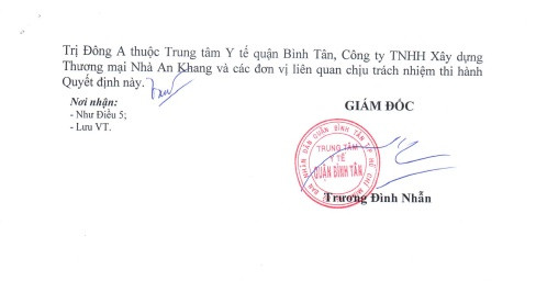 TP HCM: Nhà An Khang trúng 2 gói thầu của TTYT quận Bình Tân - Hình 6 TP HCM: Nha An Khang trung 2 goi thau cua TTYT quan Binh Tan-Hinh-6