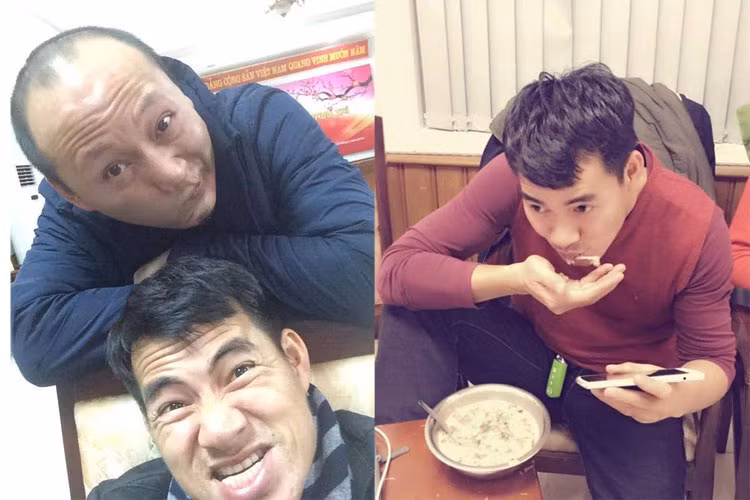 Ảnh hậu trường dìm hàng của Xuân Bắc trong một buổi tập năm 2015 từng khiến khán giả thích thú.