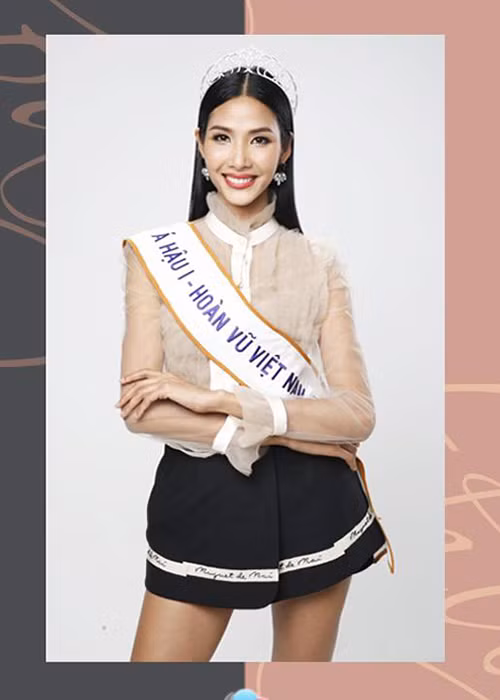 Phong cách thời trang sau khi đoạt ngôi vị á hậu 1 cuộc thi Hoa hậu Hoàn vũ Việt Nam 2017 của Hoàng Thùy cũng được đánh giá cao. Ảnh: Khám phá