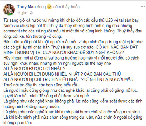 Chia sẻ của Mâu Thủy.