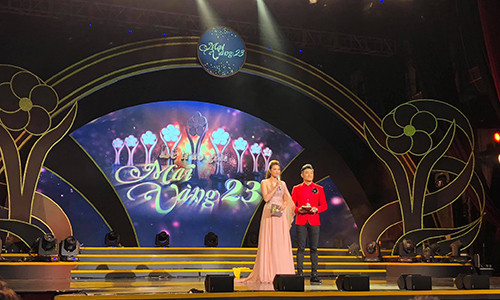 Quý Bình làm MC. Ảnh: FBNV