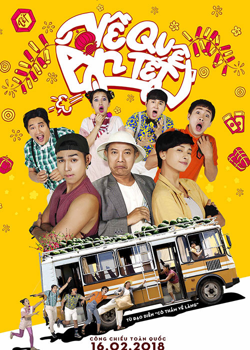 “Về quê ăn Tết” kể lại hành trình về ăn Tết của những người con xa xứ trong chuyến xe từ Sài Gòn về Cà Mau trong những ngày cuối năm. Ảnh: Hoahoctro