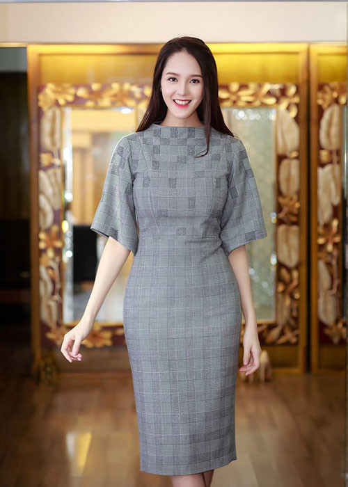 Tháng 3/2017, Á hậu Hoàng Anh lên xe hoa. Tháng 10 cùng năm, người đẹp sinh năm 1994 hạ sinh con gái đầu lòng. Ảnh: Tiền Phong