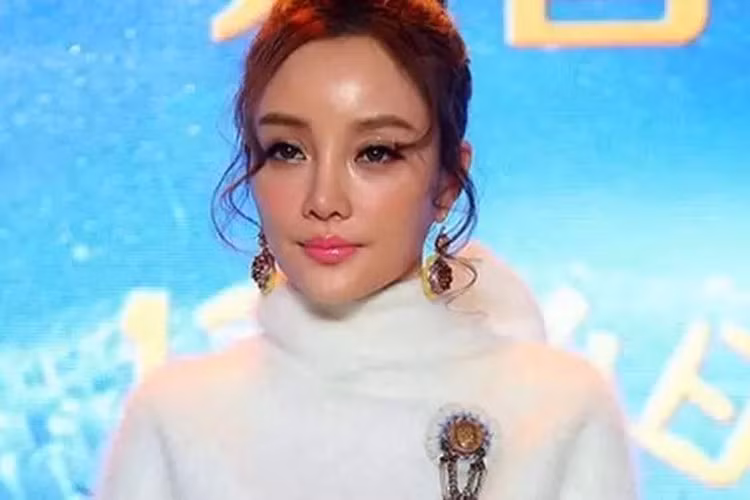 Không ít lần, Lý Tiểu Lộ xuất hiện với gương mặt cứng đơ, không biểu cảm như tượng sáp. Ảnh: Sina