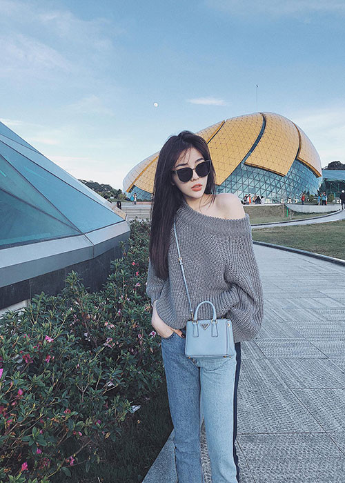 Sao Việt Hoa hậu Kỳ Duyên tận hưởng chuyến du lịch đầu năm mới tại Đà Lạt.