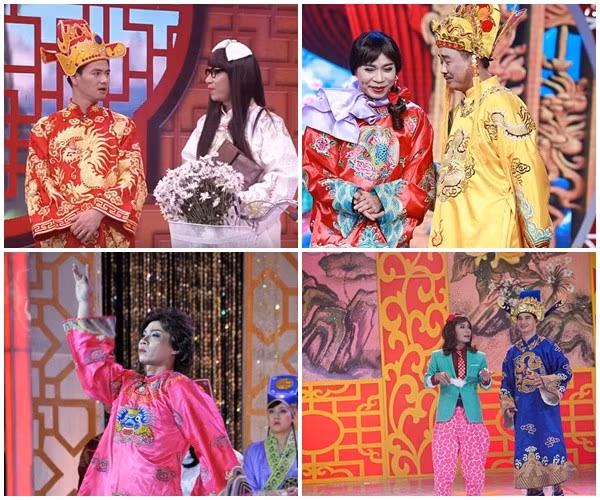 Cô Đẩu "nữ tính hoá" dần trong các năm tiếp theo với những bộ trang phục sặc sỡ và cách tạo hình giống "chị em".