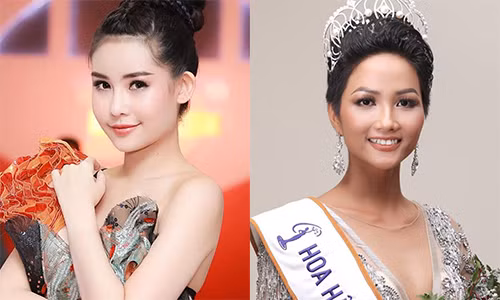 Ngân Anh động viên H'hen Niê.