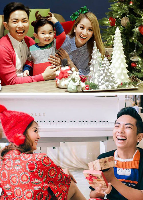 Cũng sinh năm 1982, Khánh Thi từng có thời gian mặn nồng với Chí Anh. Hiện tại, nữ hoàng dancesport đang có tổ ấm hạnh phúc bên Phan Hiển.