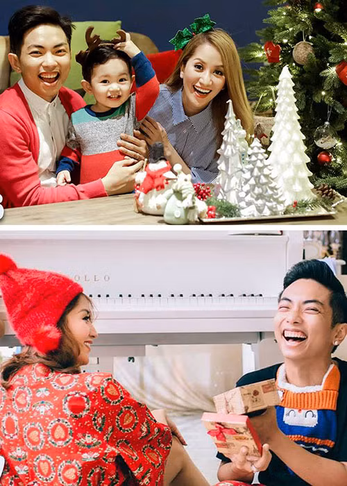 Cũng sinh năm 1982, Khánh Thi từng có thời gian mặn nồng với Chí Anh. Hiện tại, nữ hoàng dancesport đang có tổ ấm hạnh phúc bên Phan Hiển.