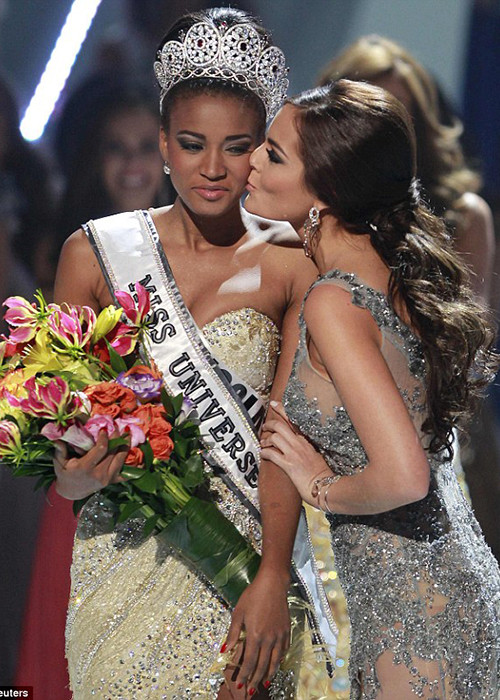 Leila Lopes là Hoa hậu Hoàn vũ người Angola đầu tiên trong lịch sử cuộc thi Hoa hậu Hoàn vũ Thế giới. Cô đoạt vương miện vào năm 2011. Ảnh: Dailymail