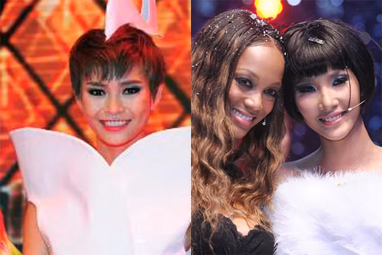 Hoàng Thùy và Mâu Thủy lại từng giành chiến thắng cuộc thi Vietnam’s Next Top Model mùa giải 2011 và 2013. Ảnh: Người lao động