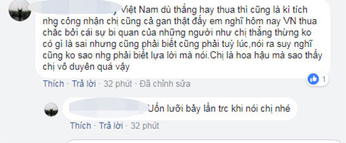 Hải Thu bị dân mạng ném đá.