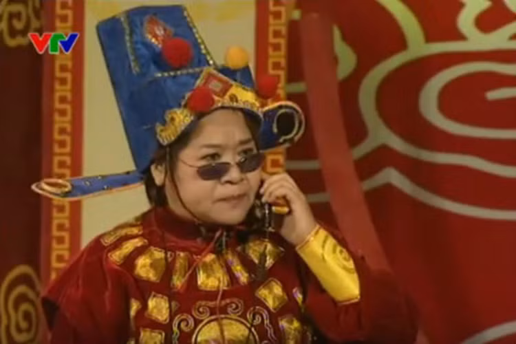 Minh Vượng từng tham gia Táo quân năm 2006, 2007 và 2008. Tuy nhiên, từ năm 2009, cô vắng mặt vì lý do sức khỏe. Ảnh: VTV