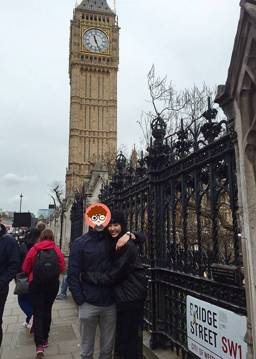 Là siêu mẫu kín tiếng về đời tư, Hoàng Thùy không chia sẻ danh tính bạn trai ngoại quốc.