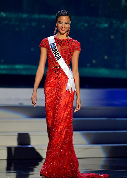 Kaci Fennell là Hoa hậu Hoàn vũ Jamaica 2014. Tham gia Hoa hậu Hoàn vũ Thế giới 2014, người đẹp tóc ngắn, da nâu đoạt danh hiệu á hậu 4. Ảnh: Getty