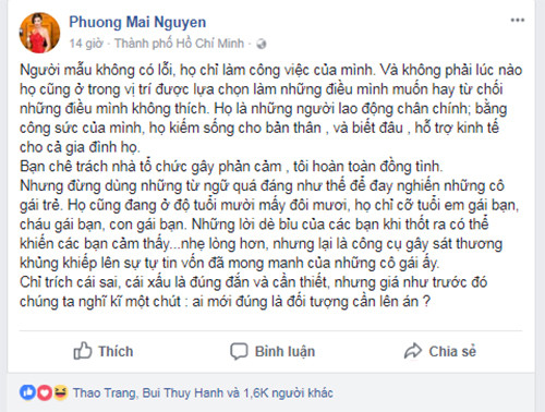 Chia sẻ của Phương Mai.