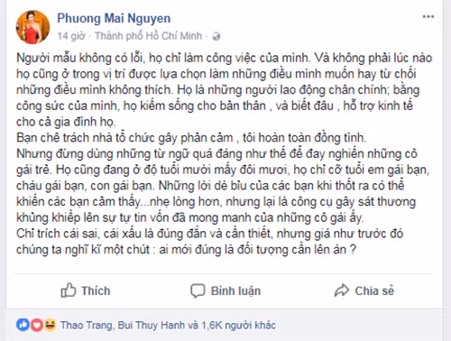 Chia sẻ của Phương Mai.
