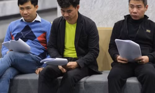 Xuân Bắc và Công Lý. Ảnh: VTV