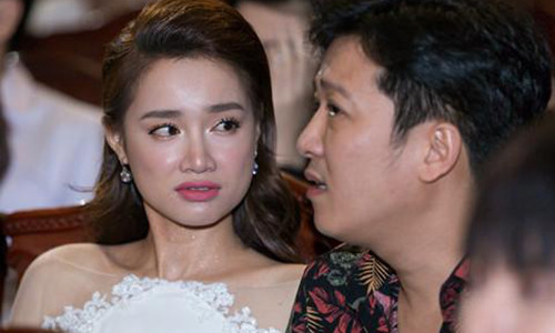 Nhã Phương - Trường Giang. Ảnh: Zing