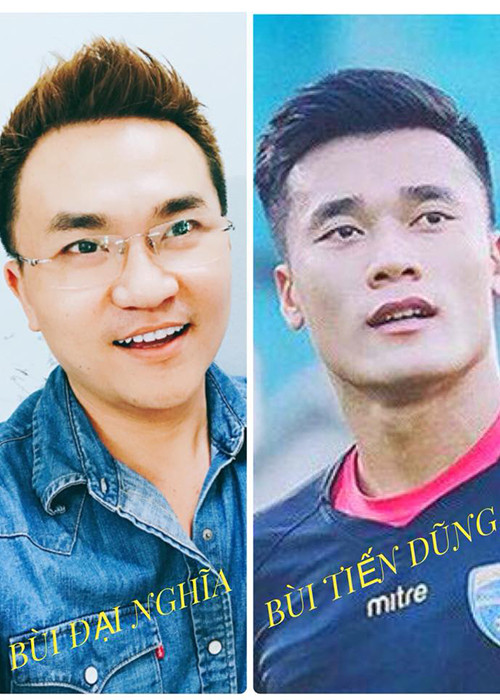 MC Đại Nghĩa hài hước chia sẻ: “Khổ quá. Nay thiên hạ cứ nhao nhao lên với em của mình. Bùi Đại Nghĩa - Bùi Tiến Dũng, không còn gì phải tranh chấp hay bàn cãi nữa nhé”.