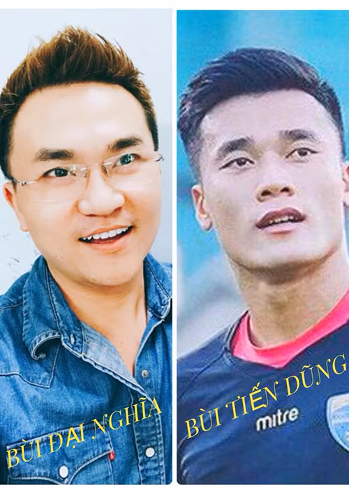 MC Đại Nghĩa hài hước chia sẻ: “Khổ quá. Nay thiên hạ cứ nhao nhao lên với em của mình. Bùi Đại Nghĩa - Bùi Tiến Dũng, không còn gì phải tranh chấp hay bàn cãi nữa nhé”.