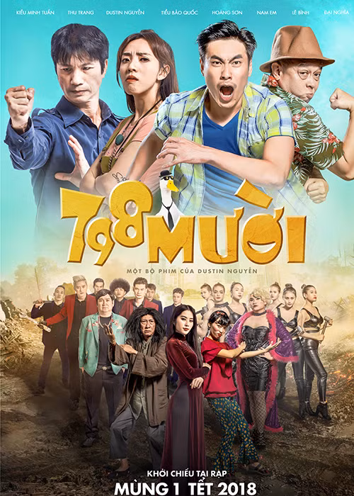 Phim 798Mười có sự tham gia diễn xuất của: Kiều Minh Tuấn, Thu Trang, Dustin Nguyễn, Tiểu Bảo Quốc, Hoàng Sơn… Phim dự kiến khởi chiếu Mùng 1 Tết Nguyên Đán 2018.