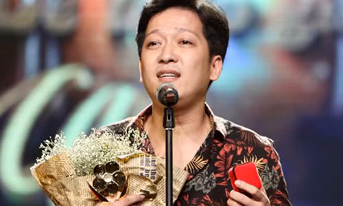 Trường Giang tỏ tình trên sóng truyền hình. Ảnh: Pháp luật TPHCM