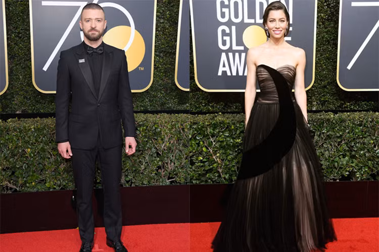 Cặp đôi Justin Timberlake - Jessica Biel cũng sánh đôi bên nhau tại sự kiện.